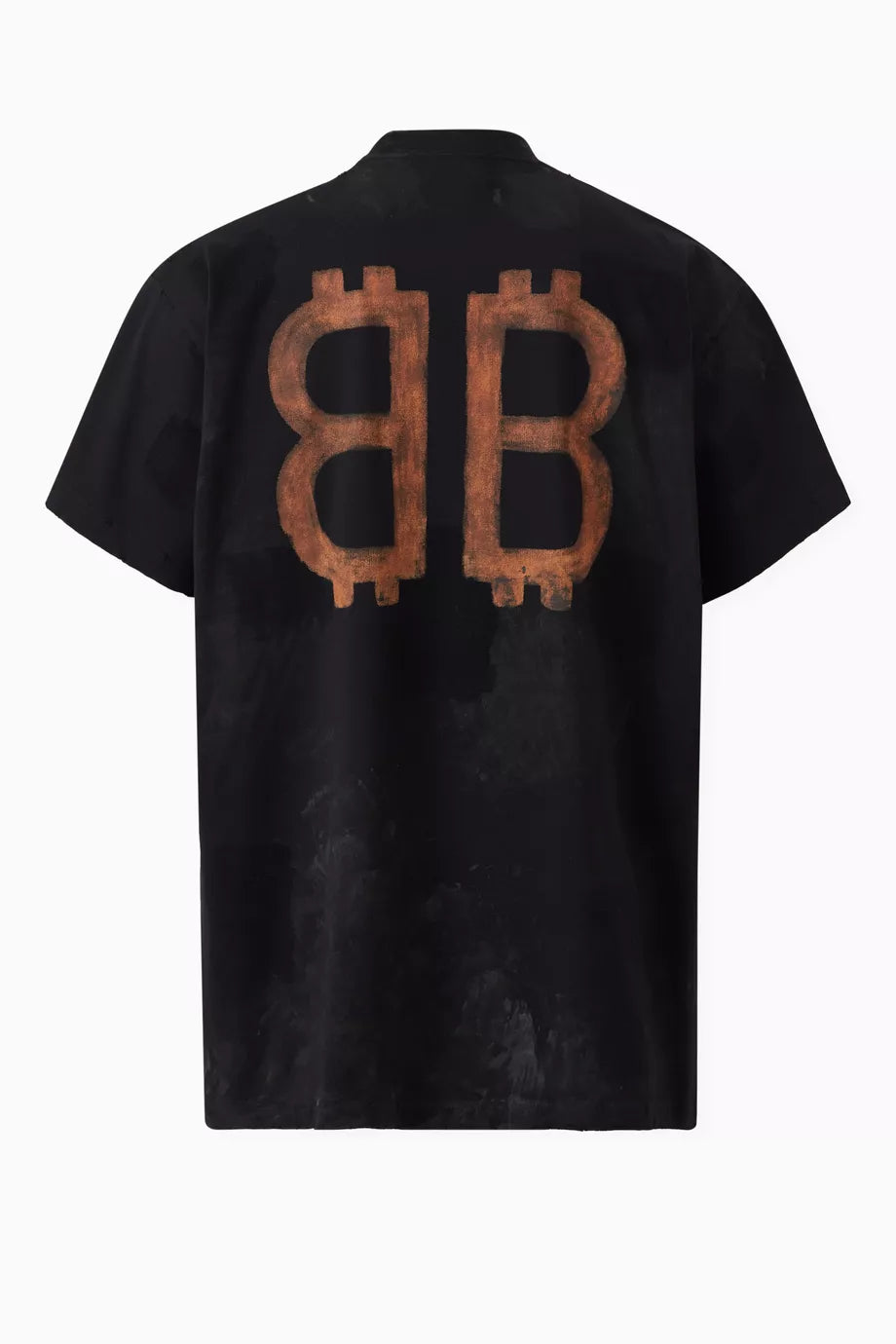 Balenciaga Oversized Crypto T-Shirt Vintage Jersey Streetwear UAE