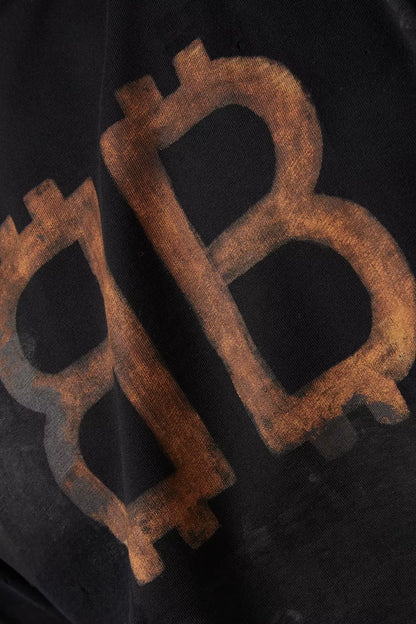 Balenciaga Oversized Crypto T-Shirt Vintage Jersey Streetwear UAE