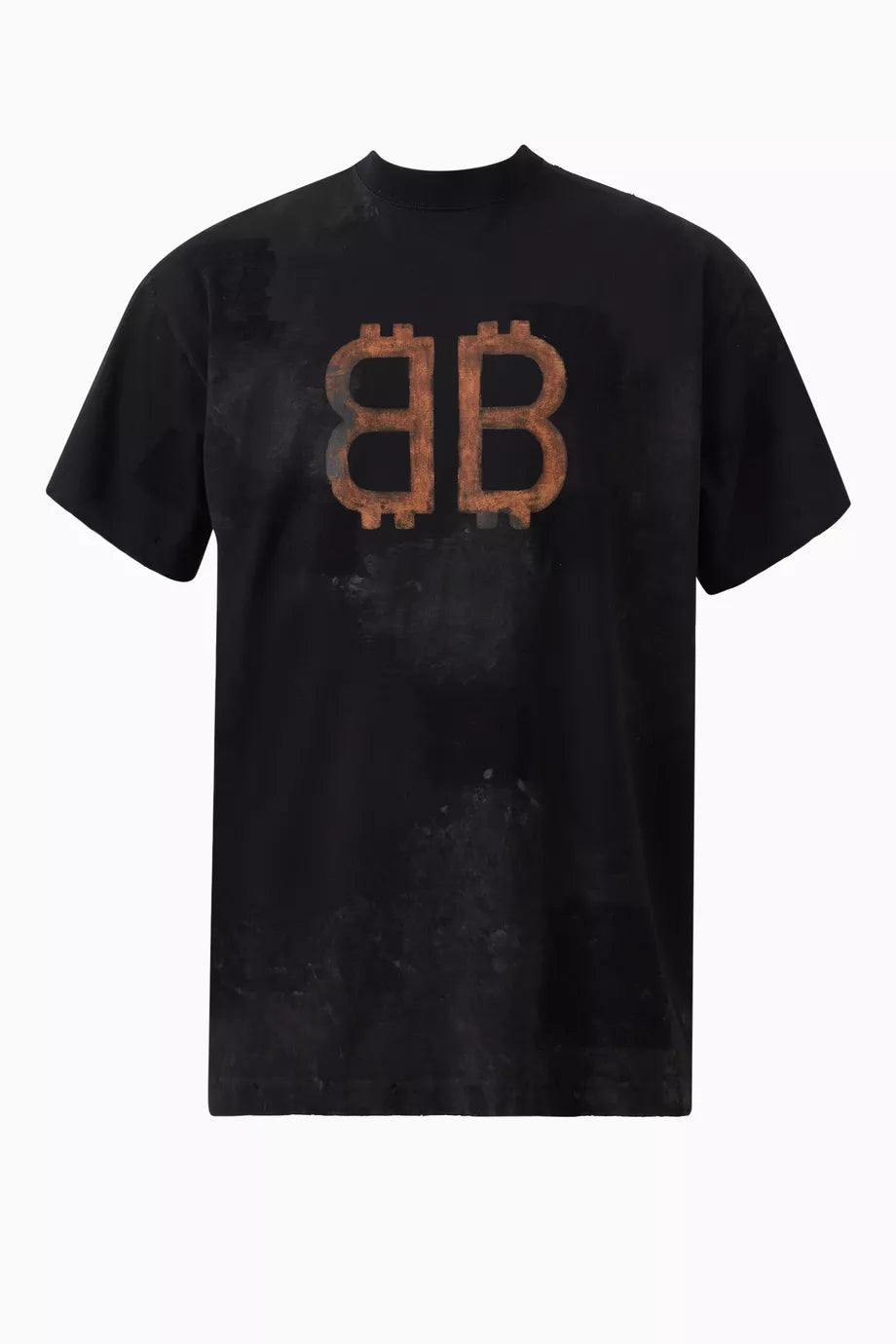 Balenciaga Oversized Crypto T-Shirt Vintage Jersey Streetwear UAE