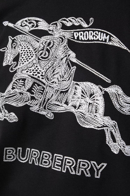 Burberry Dezi Logo Cotton Jersey T-Shirt Premium Casual Tee UAE