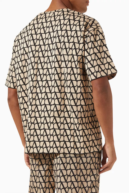 Valentino Garavani Iconographe T-Shirt Cotton Jersey Designer Tee UAE