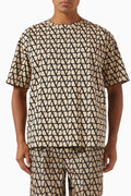 Valentino Garavani Iconographe T-Shirt Cotton Jersey Designer Tee UAE