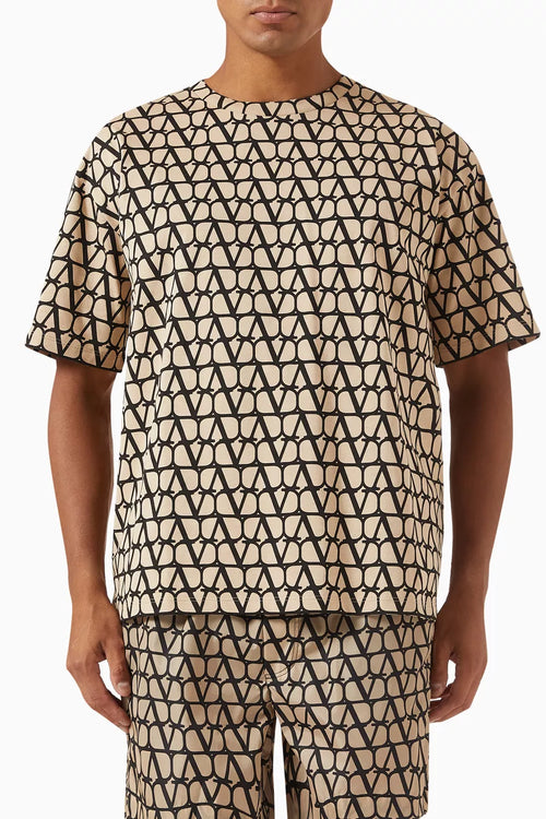 Valentino Garavani Iconographe T-Shirt Cotton Jersey Designer Tee UAE