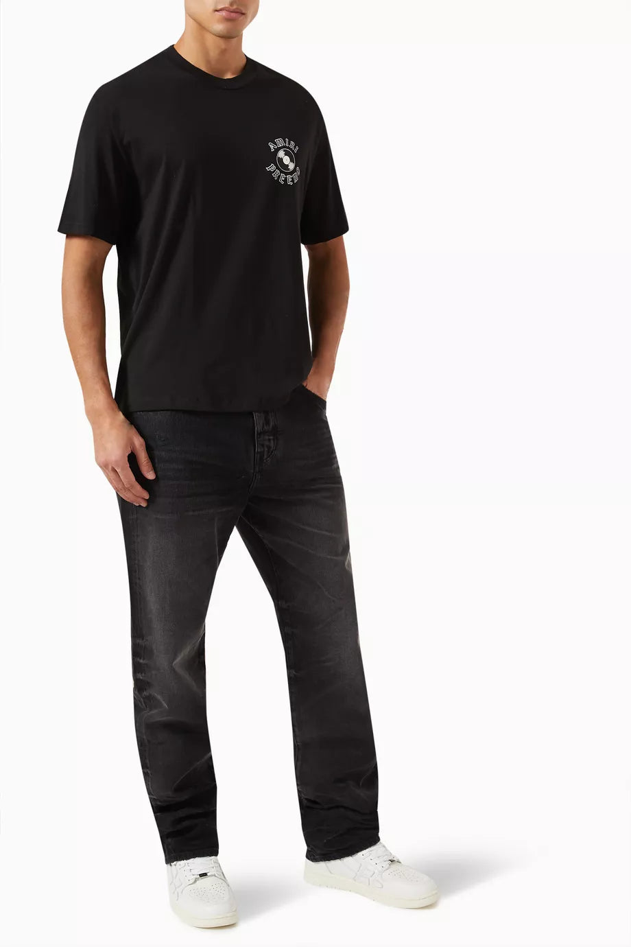 Amiri Premier Record Cotton Jersey T-Shirt Music Inspired Tee UAE