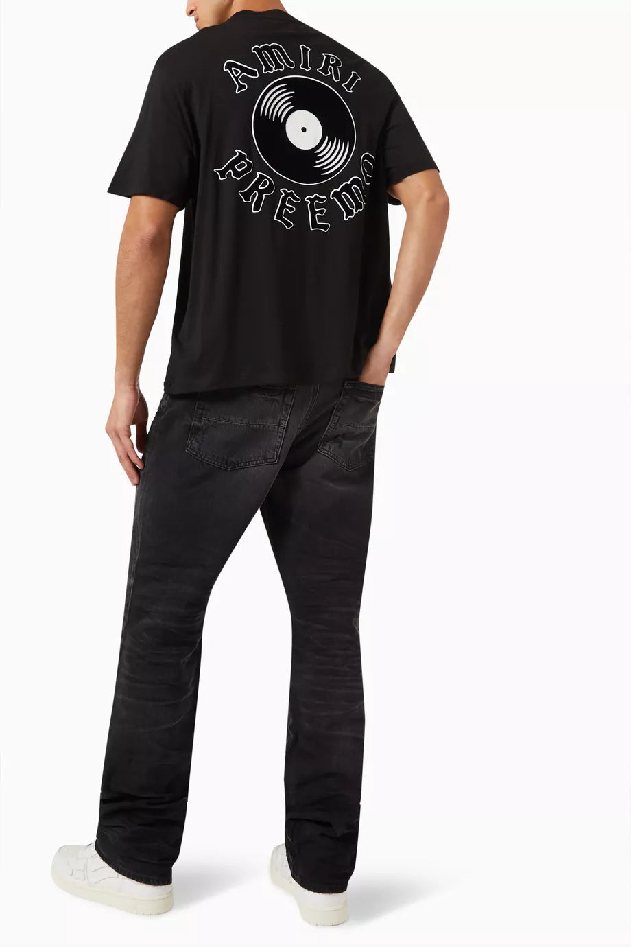 Amiri Premier Record Cotton Jersey T-Shirt Music Inspired Tee UAE