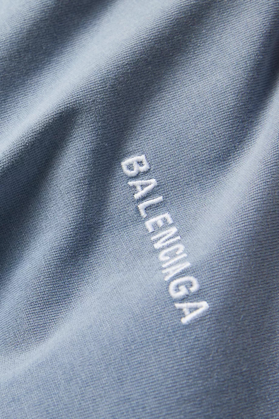 Balenciaga Logo Embroidered Cotton T-Shirt Premium Logo Tee UAE