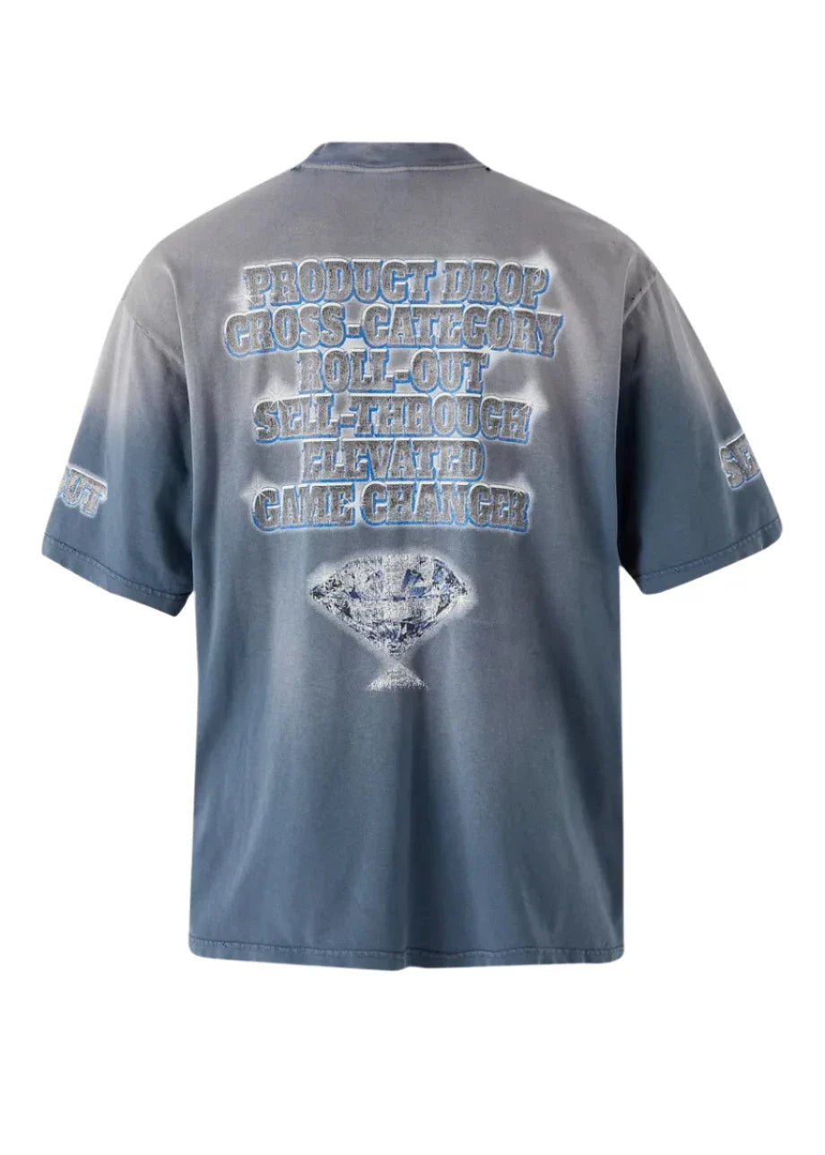 Balenciaga SNBN T-Shirt "Vintage Jersey" Casual Streetwear Tee UAE