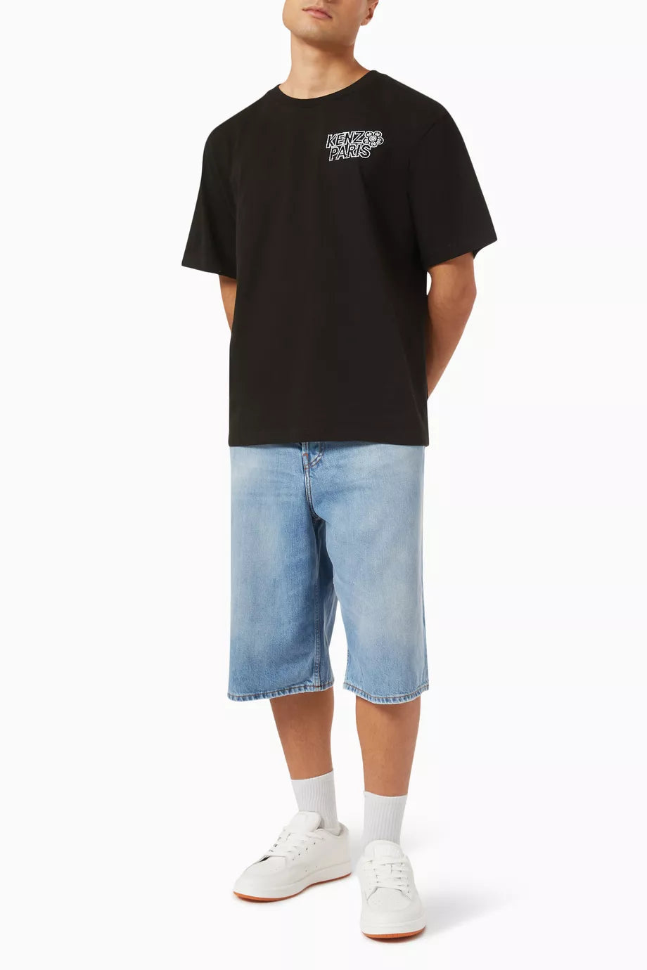 KENZO Constellation Oversized Embroidered T-Shirt Cotton Jersey Streetwear UAE
