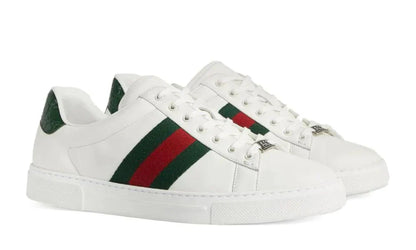 Gucci Ace Leather "White" Classic Leather Sneakers UAE