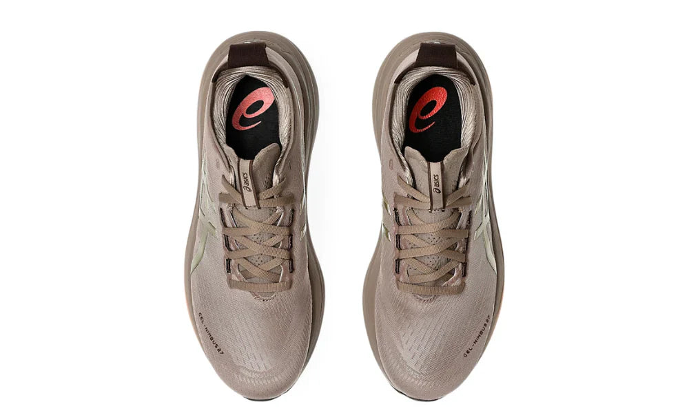 Asics Gel Nimbus 27 "Luxe Taupe Grey" Premium Running Shoes UAE