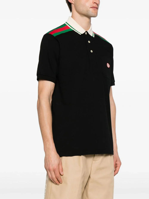 Gucci Interlocking G Cotton Polo Shirt Signature Polo Shirt UAE