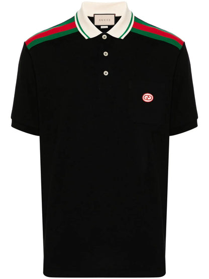 Gucci Interlocking G Cotton Polo Shirt Signature Polo Shirt UAE
