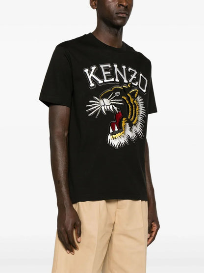 Kenzo Tiger Varsity Cotton T-Shirt Iconic Graphic Tee UAE