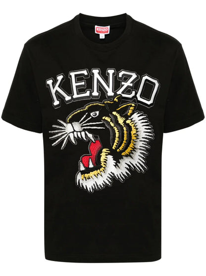Kenzo Tiger Varsity Cotton T-Shirt Iconic Graphic Tee UAE