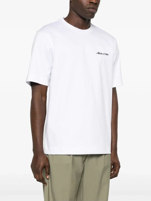 FENDI Logo-Embroidered T-Shirt Luxury Cotton T-Shirt UAE