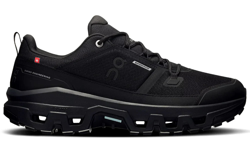 On Cloudrock Low Waterproof "Black" Hiking Shoes UAE