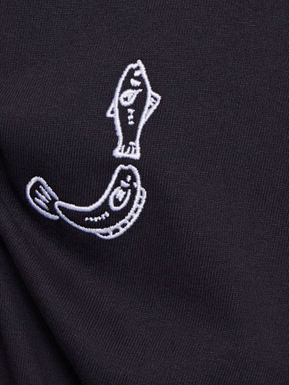 Jacquemus Printed T-Shirt "The Merò Dark Navy" Premium Tee UAE