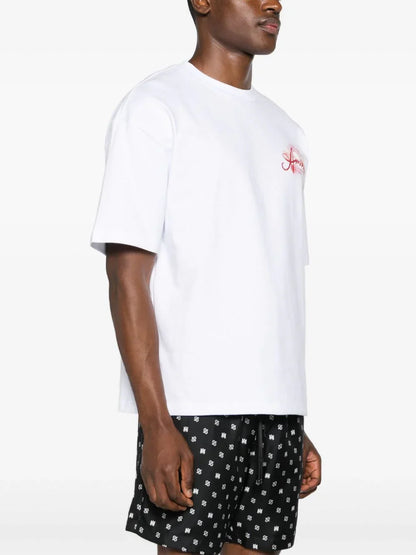 AMIRI Paradise Airbrush Cotton T-Shirt Artistic Streetwear Tee UAE