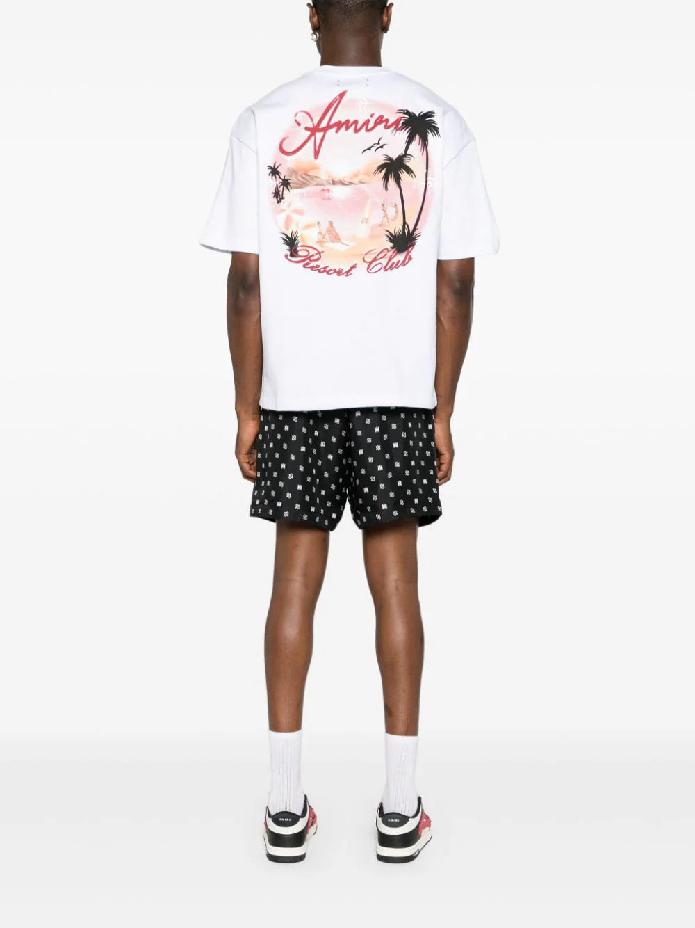 AMIRI Paradise Airbrush Cotton T-Shirt Artistic Streetwear Tee UAE