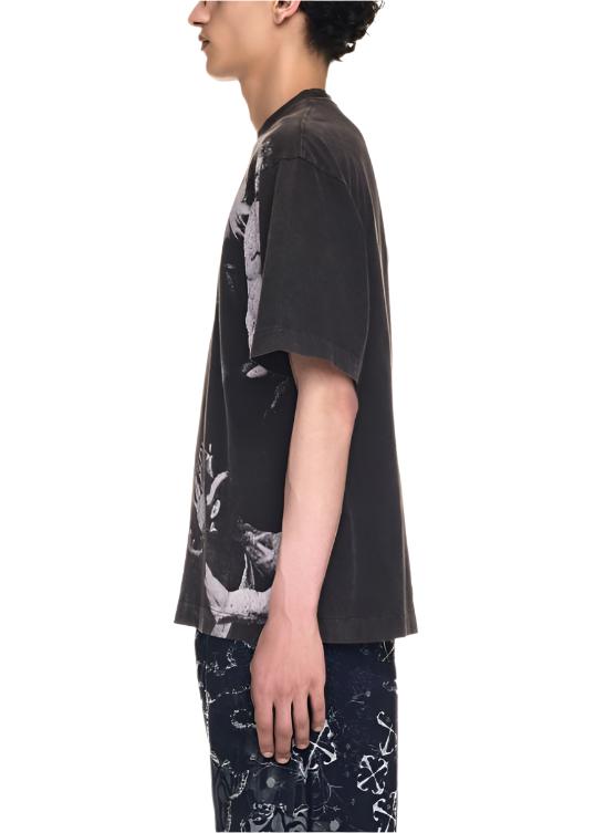 Off-White Blurred Mary T-Shirt Streetwear Print Tee UAE