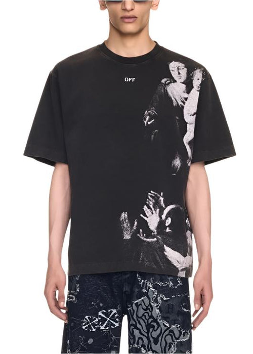Off-White Blurred Mary T-Shirt Streetwear Print Tee UAE