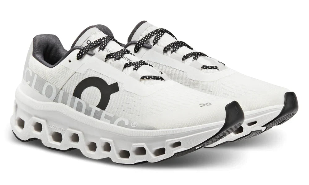 On Cloudmonster "Undyed White / White" Cushion Running Shoes UAE