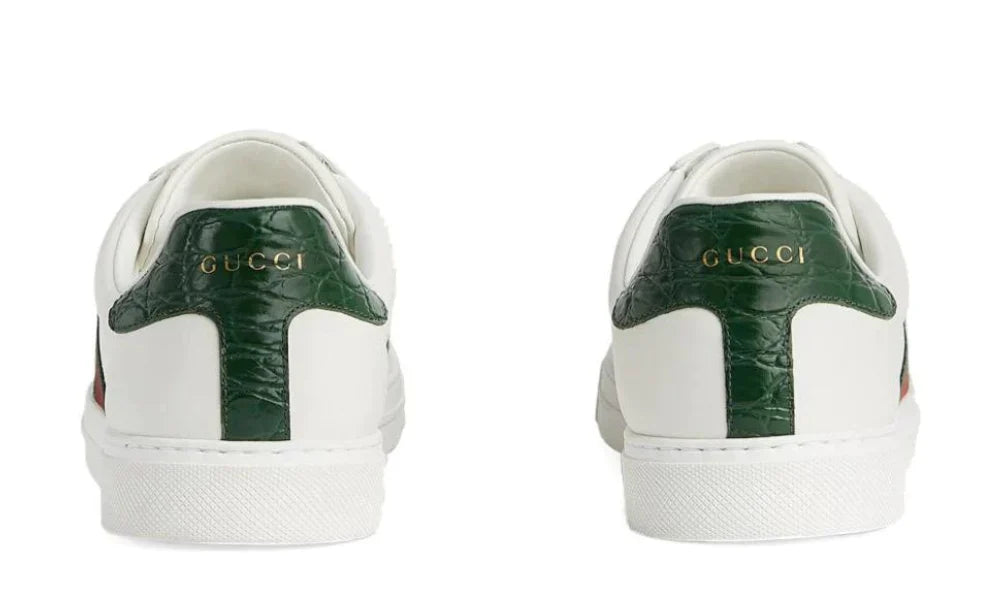 Gucci Ace Leather "White" Classic Leather Sneakers UAE
