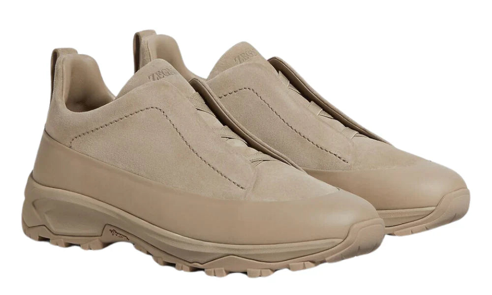 Zegna Monte Sneakers "Taupe Grey" Neutral Tone Sneakers UAE