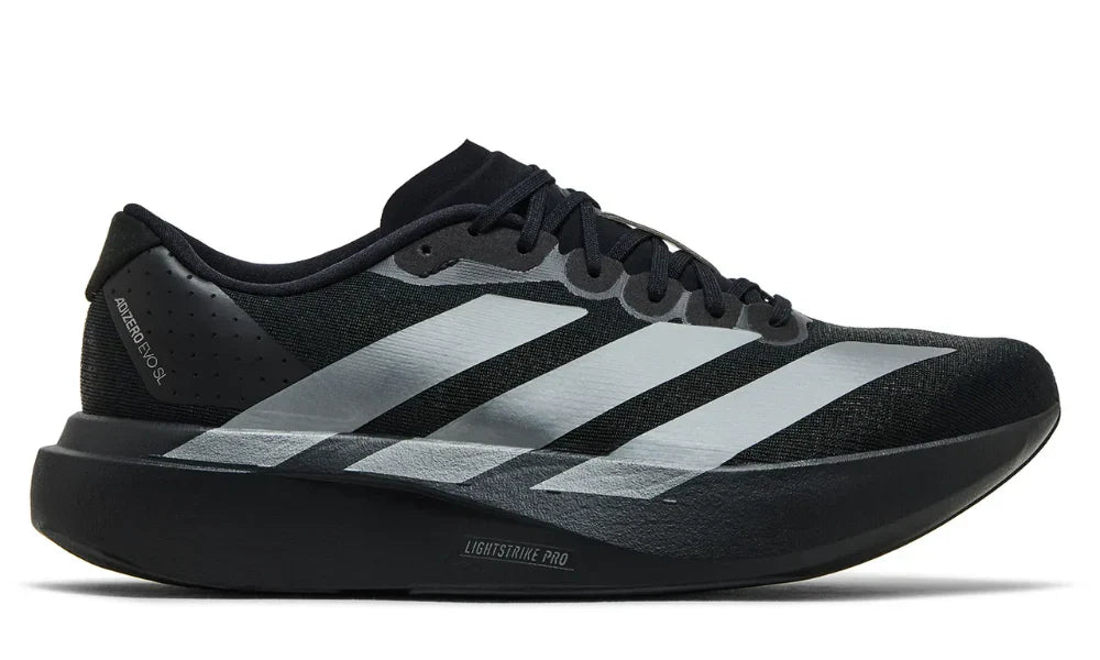 Adidas Adizero Evo SL "Black Iron Metallic" Running Shoes UAE
