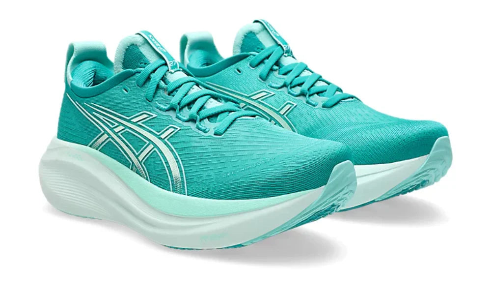 Asics Gel Nimbus 27 "Wave Teal / Illuminate Mint" Running Shoes UAE