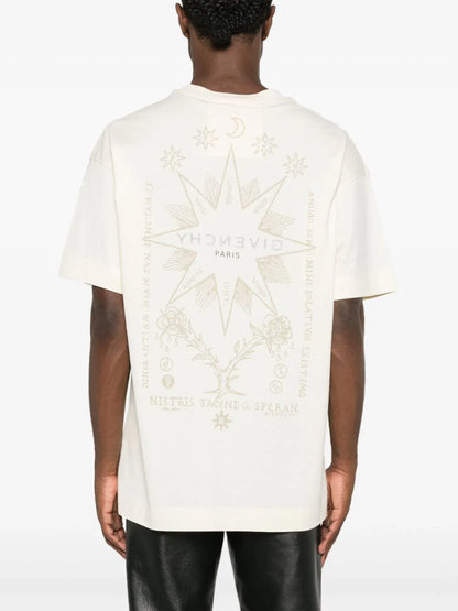 Givenchy Tarot-Print Cotton T-Shirt Statement Graphic Tee UAE