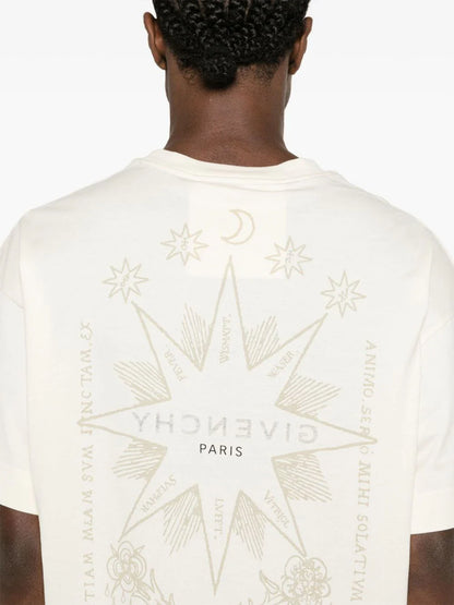 Givenchy Tarot-Print Cotton T-Shirt Statement Graphic Tee UAE