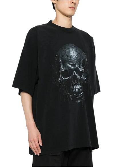 Vetements Skull Metal T-Shirt Edgy Print Tee UAE