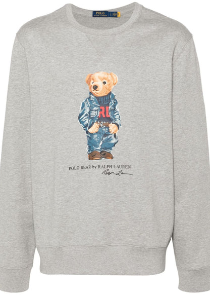 Polo Ralph Lauren Polo Bear Print Sweatshirt "Grey" Casual Sweatshirt UAE