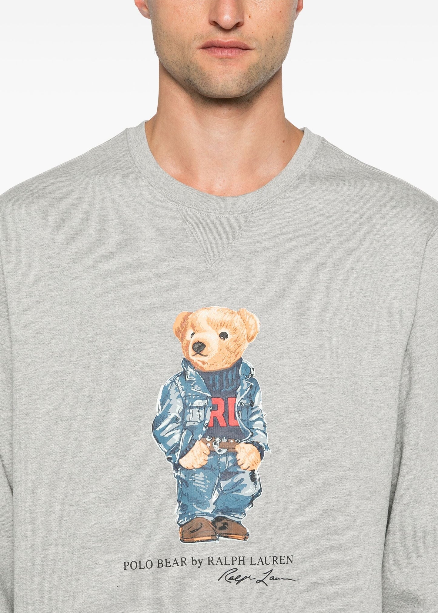 Polo Ralph Lauren Polo Bear Print Sweatshirt "Grey" Casual Sweatshirt UAE