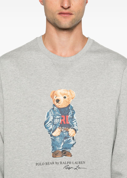 Polo Ralph Lauren Polo Bear Print Sweatshirt "Grey" Casual Sweatshirt UAE