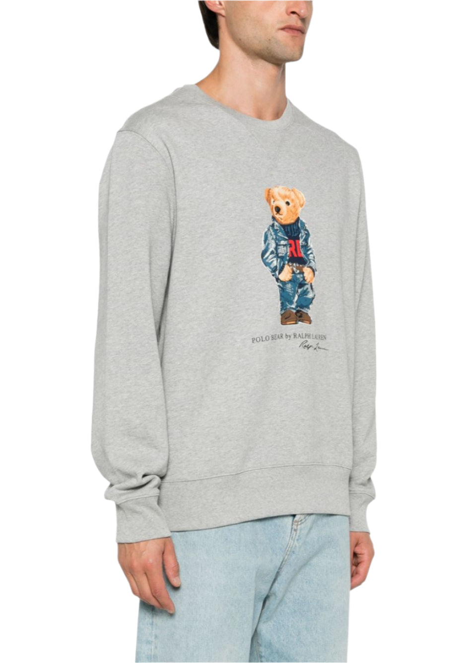 Polo Ralph Lauren Polo Bear Print Sweatshirt "Grey" Casual Sweatshirt UAE
