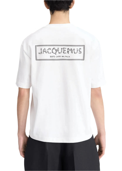 Jacquemus Printed T-Shirt "The Merò White" Designer Graphic Tee UAE