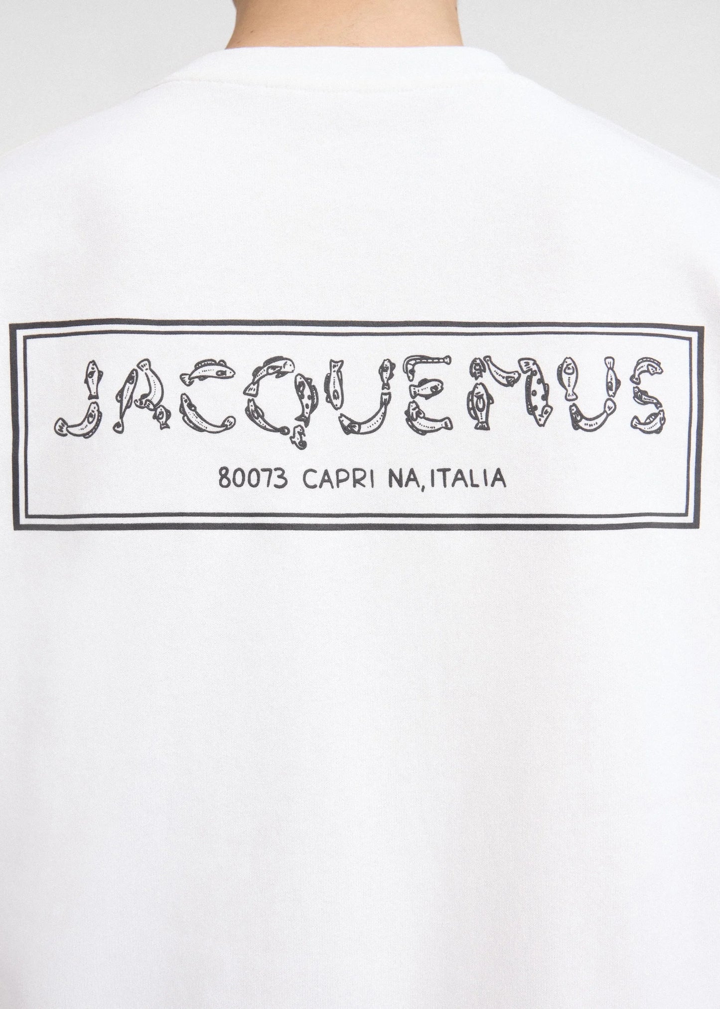 Jacquemus Printed T-Shirt "The Merò White" Designer Graphic Tee UAE