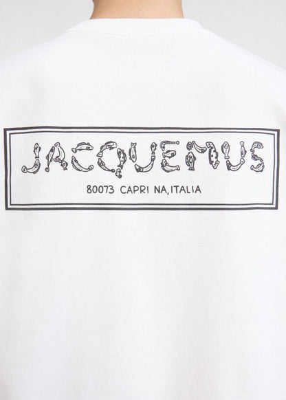 Jacquemus Printed T-Shirt "The Merò White" Designer Graphic Tee UAE