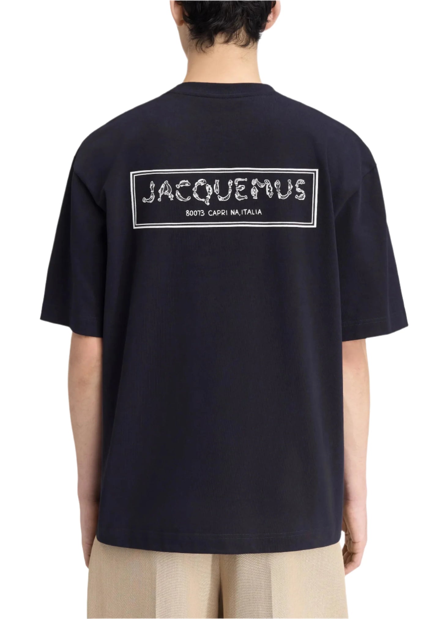 Jacquemus Printed T-Shirt "The Merò Dark Navy" Premium Tee UAE