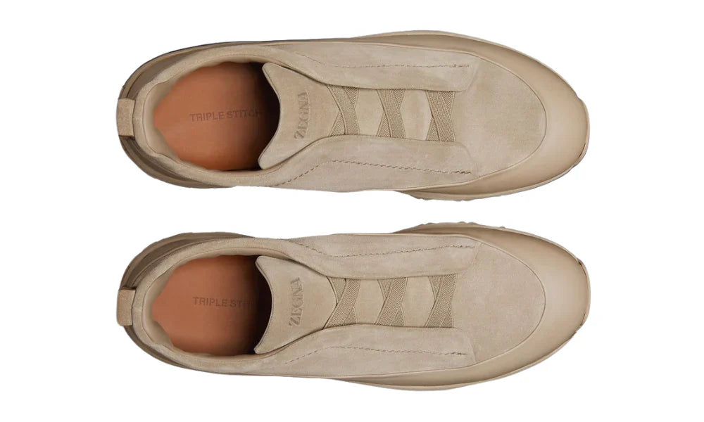 Zegna Monte Sneakers "Taupe Grey" Neutral Tone Sneakers UAE