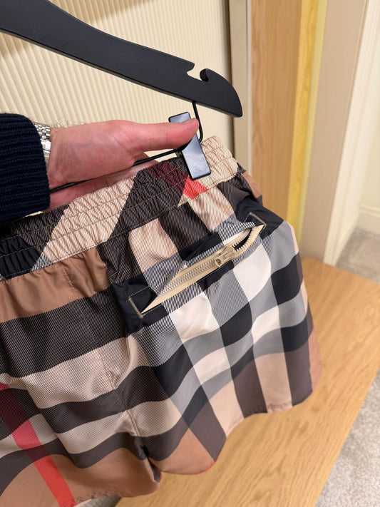 Burberry Checked Swim Shorts