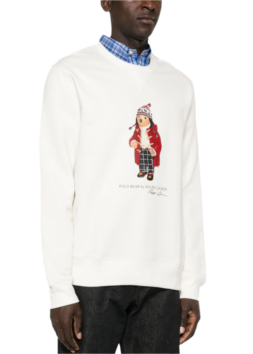 Polo Ralph Lauren Polo Bear Print Sweatshirt "White" Casual Sweatshirt UAE
