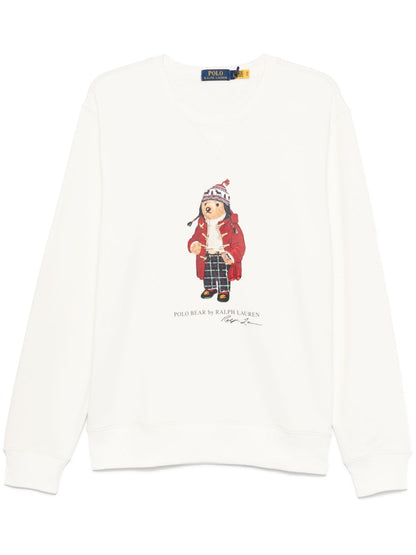 Polo Ralph Lauren Polo Bear Print Sweatshirt "White" Casual Sweatshirt UAE