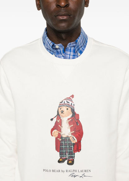 Polo Ralph Lauren Polo Bear Print Sweatshirt "White" Casual Sweatshirt UAE