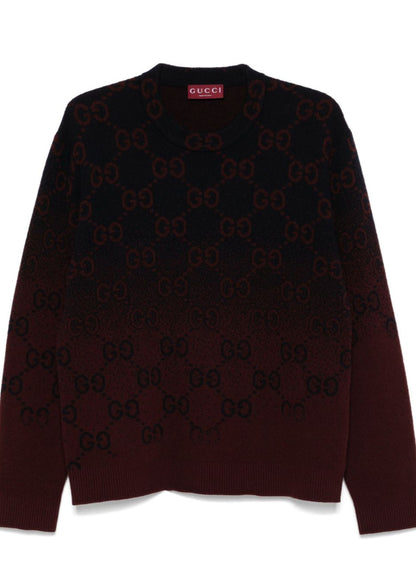 Gucci GG Degradé Wool Jacquard Sweater Luxury Knitwear UAE