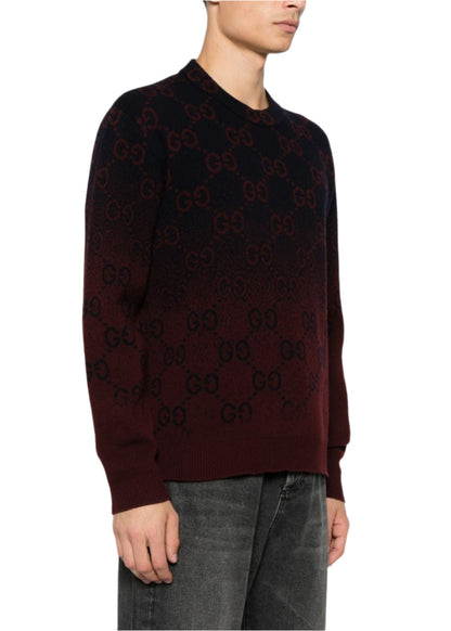 Gucci GG Degradé Wool Jacquard Sweater Luxury Knitwear UAE