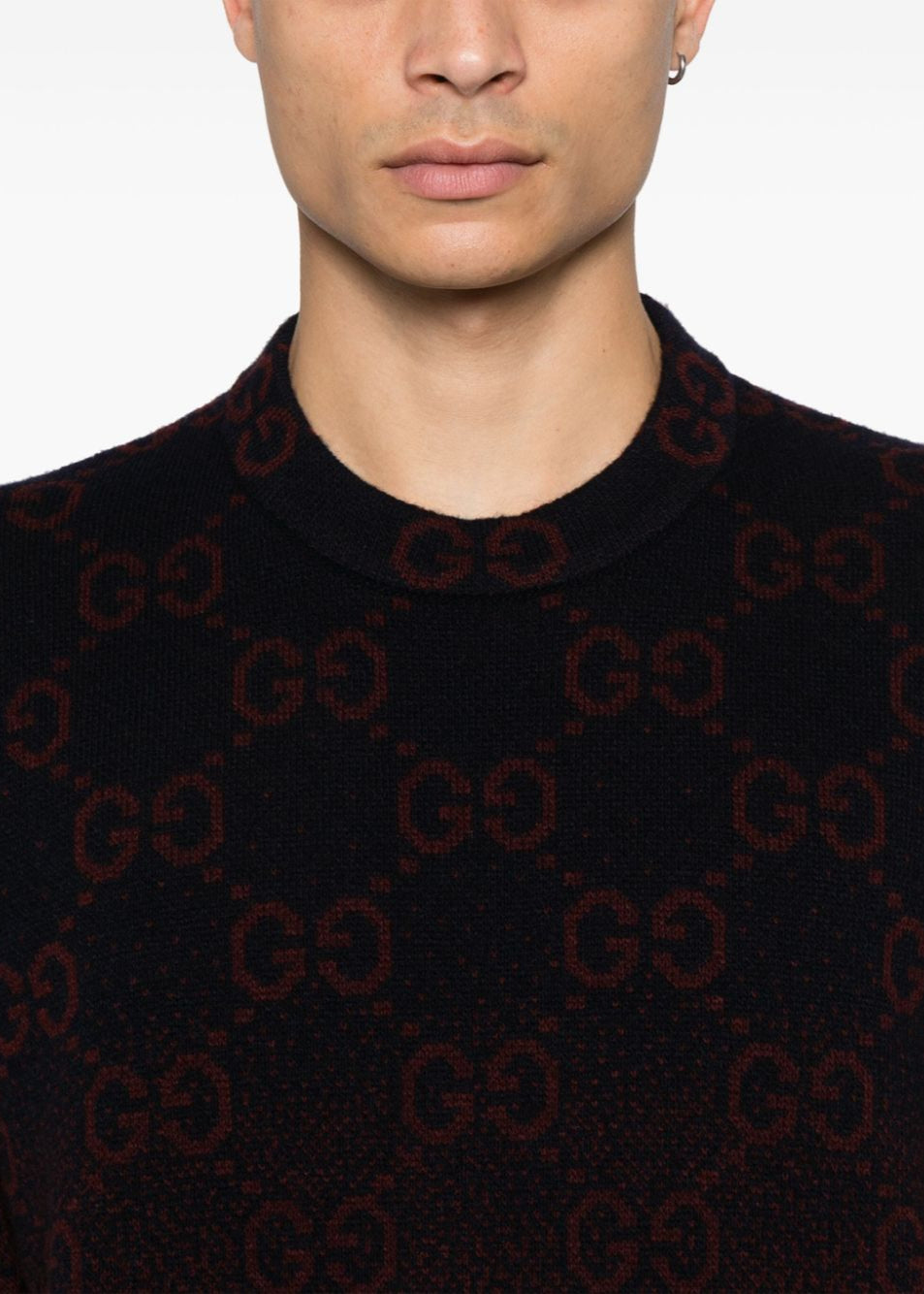 Gucci GG Degradé Wool Jacquard Sweater Luxury Knitwear UAE