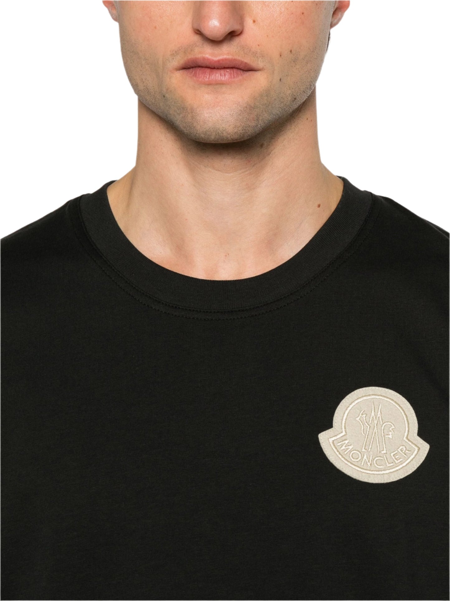 Moncler Logo Reversible T-Shirt "Black" Dual Style Tee UAE